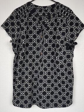 Black & White Boho Blouse